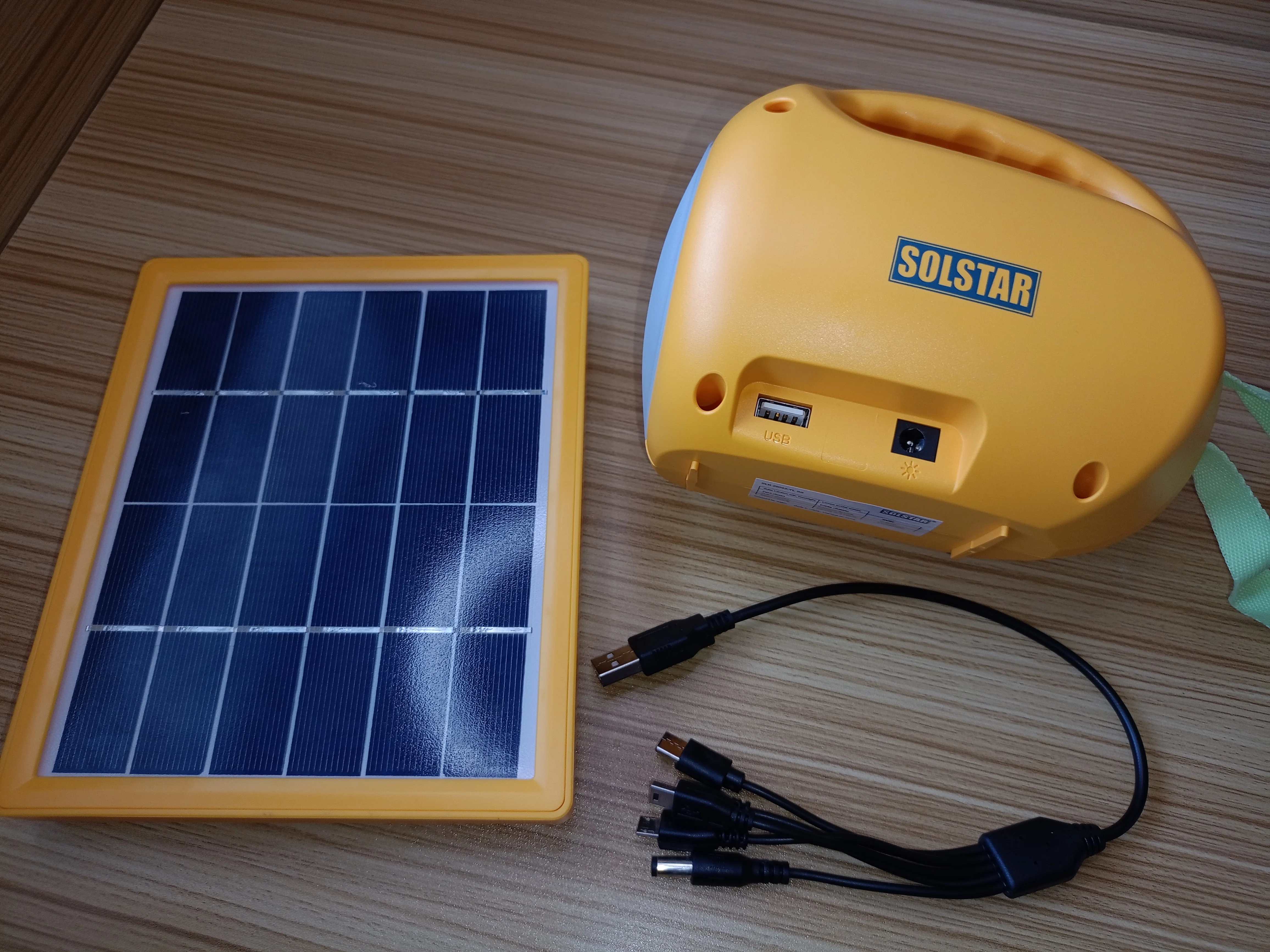 Solstar SLB 29042‑YL SS Solar Lantern - View 3 | GoldenRay Kenya