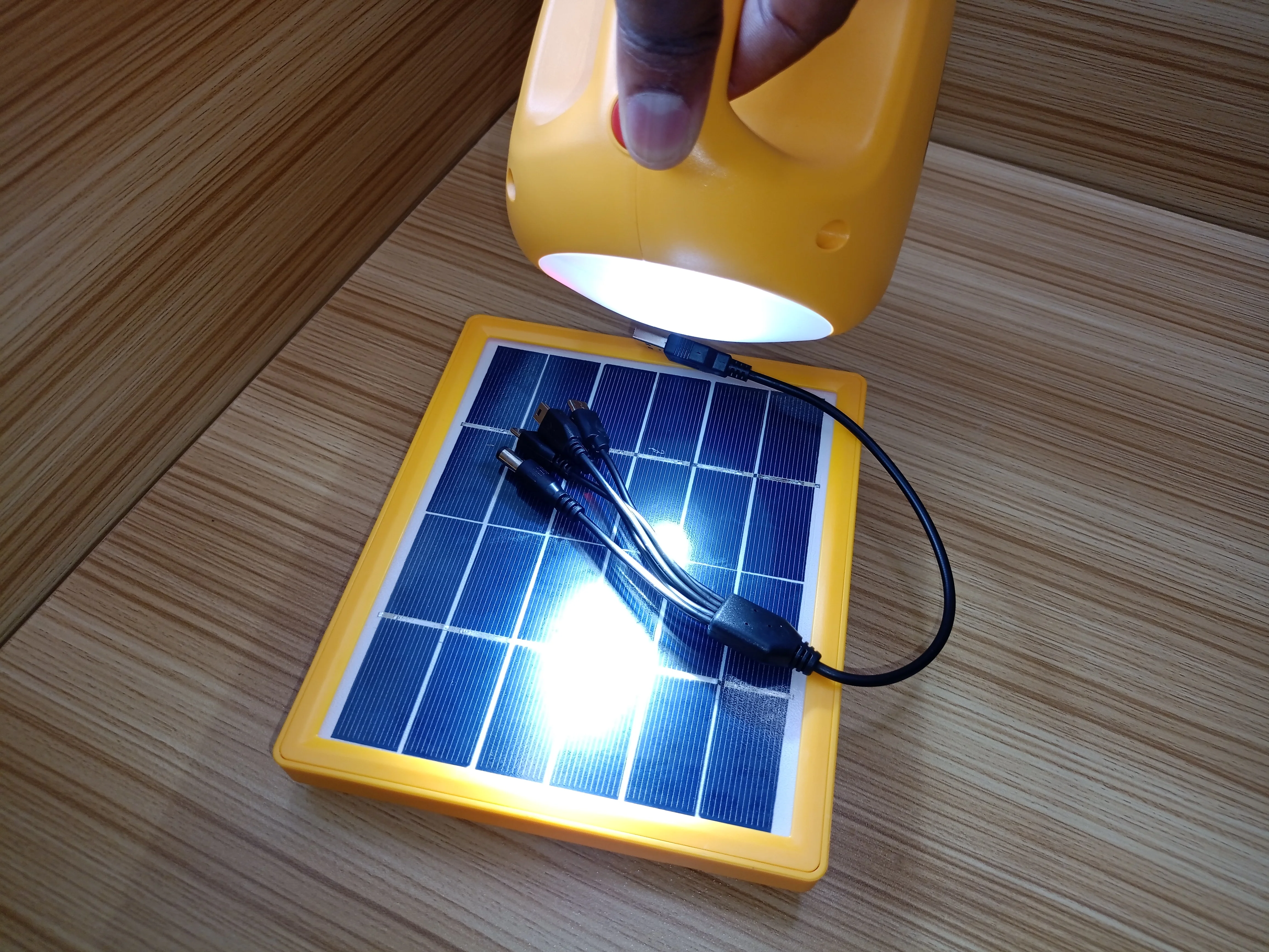 Solstar SLB 29042‑YL SS Solar Lantern - View 4 | GoldenRay Kenya