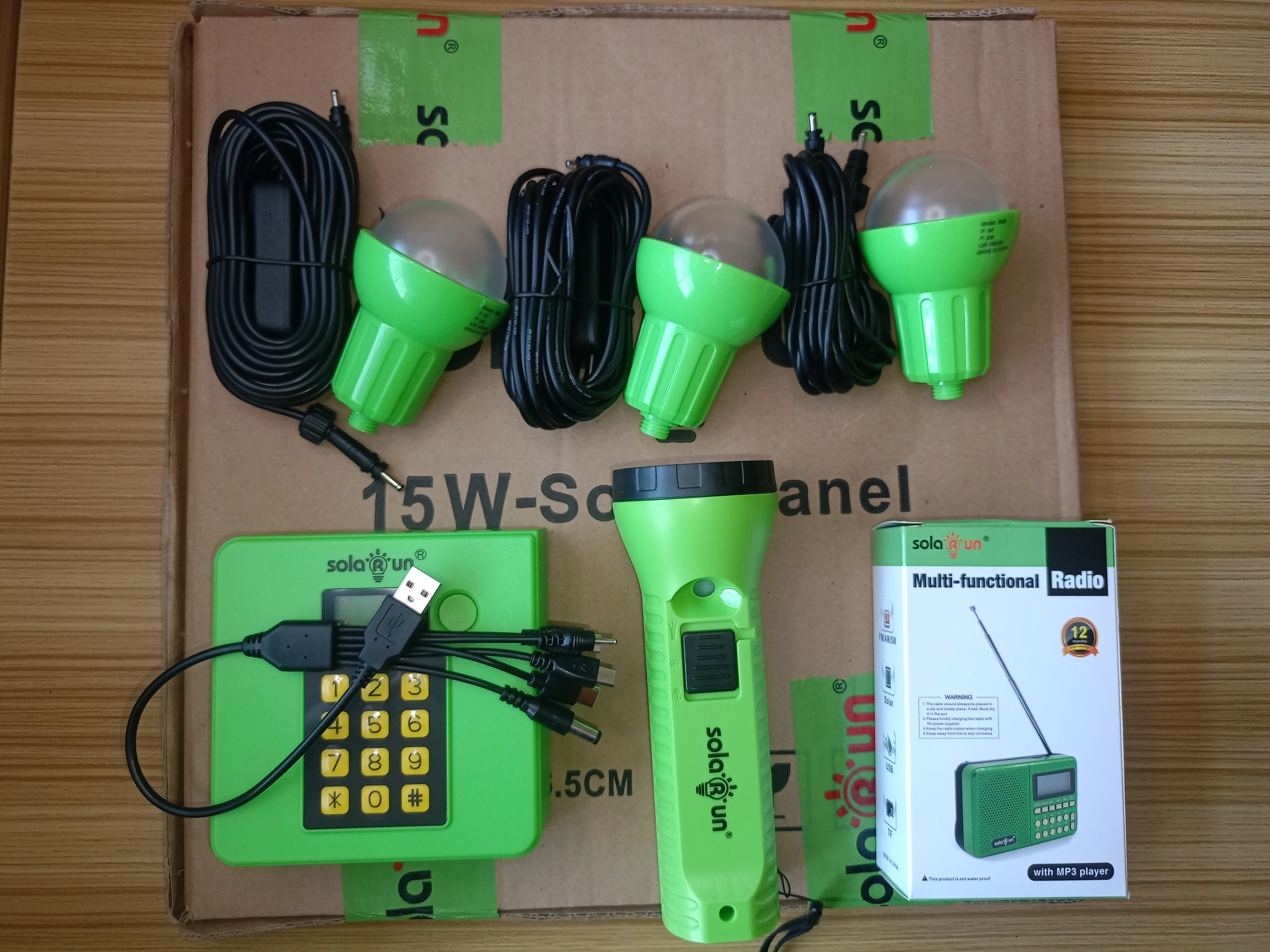 Solarun Ecobox Solar Home System (PAYGO enabled) - View 3 | GoldenRay Kenya