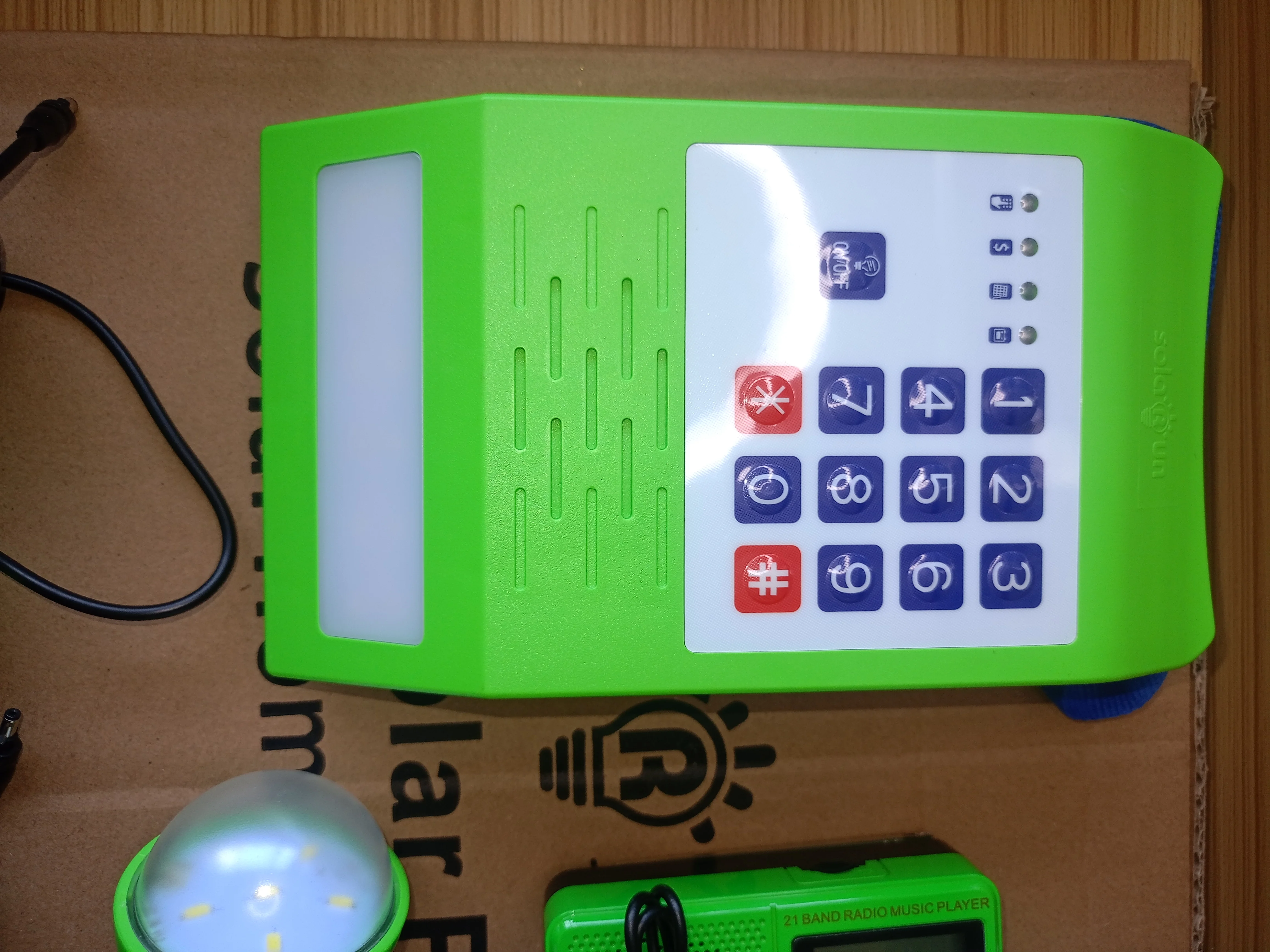 SolarRun YelloBox Solar Home System (PAYGO Enabled)