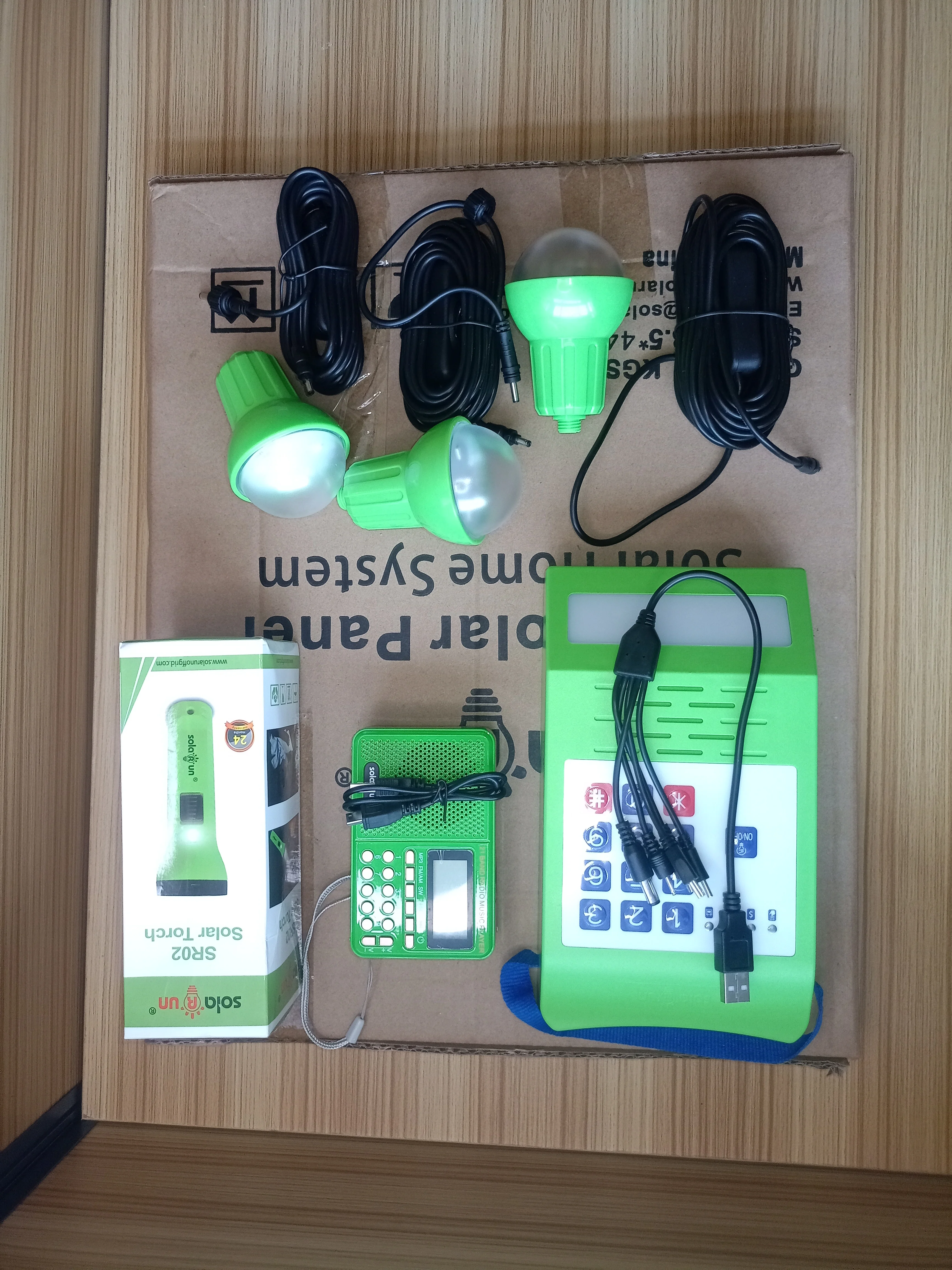 SolarRun YelloBox Solar Home System (PAYGO Enabled) - View 2 | GoldenRay Kenya