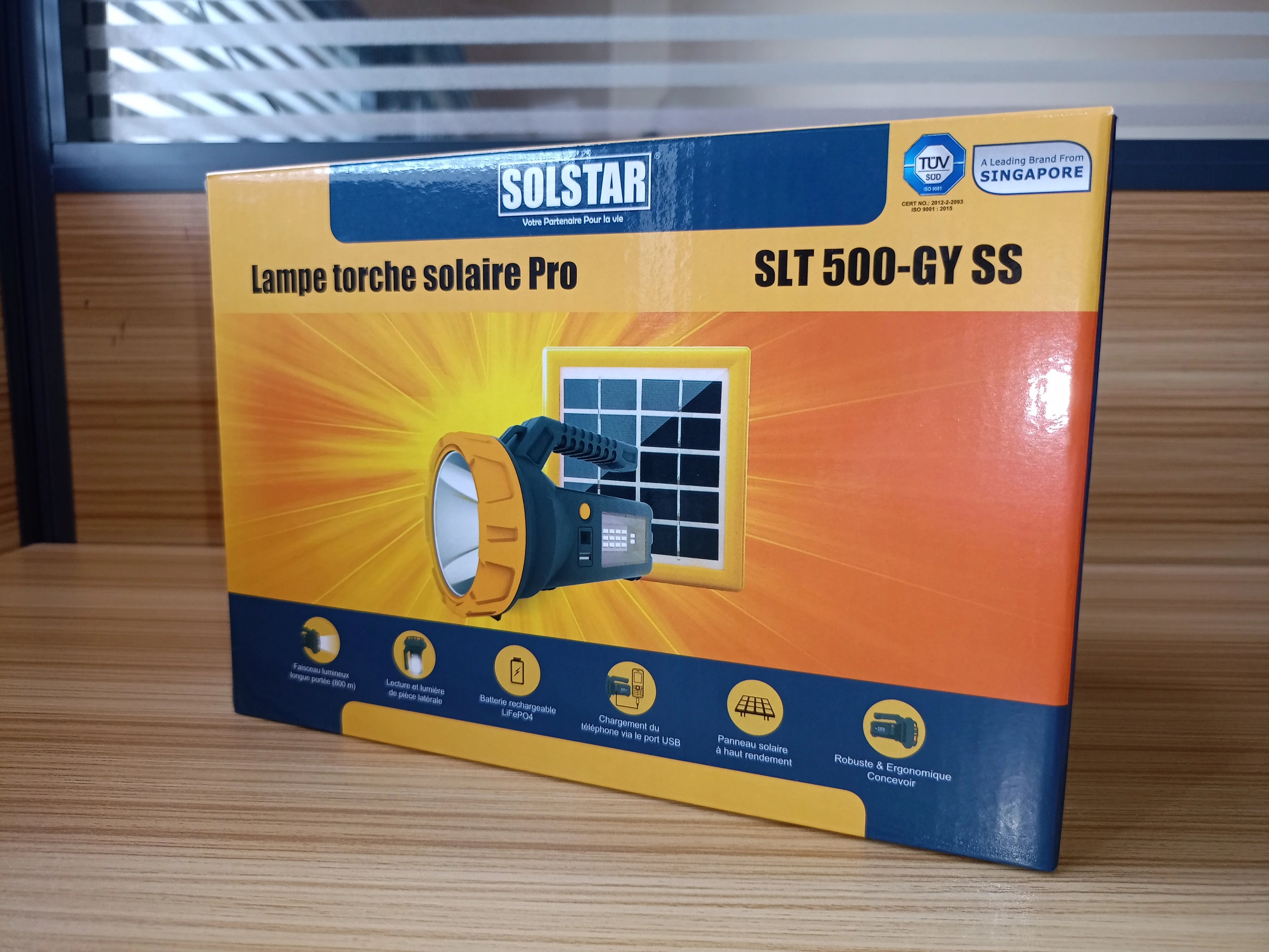 Solstar SLT 500‑GY SS Solar Lantern - View 1 | GoldenRay Kenya